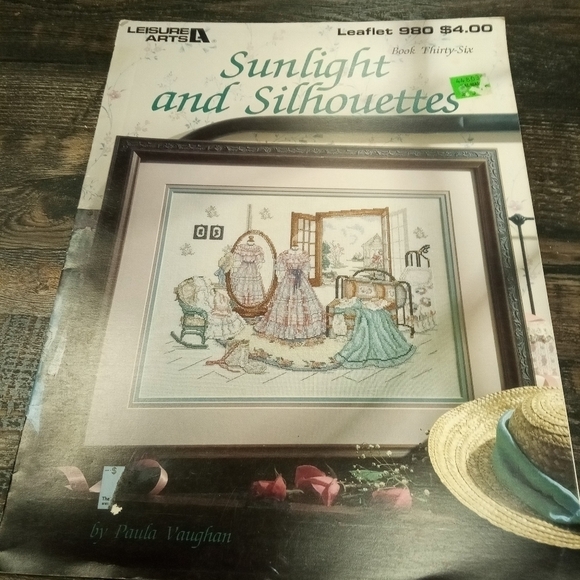 Sunlight & Silhouettes Vintage Cross Stitch Pattern Booklet - Picture 2 of 2